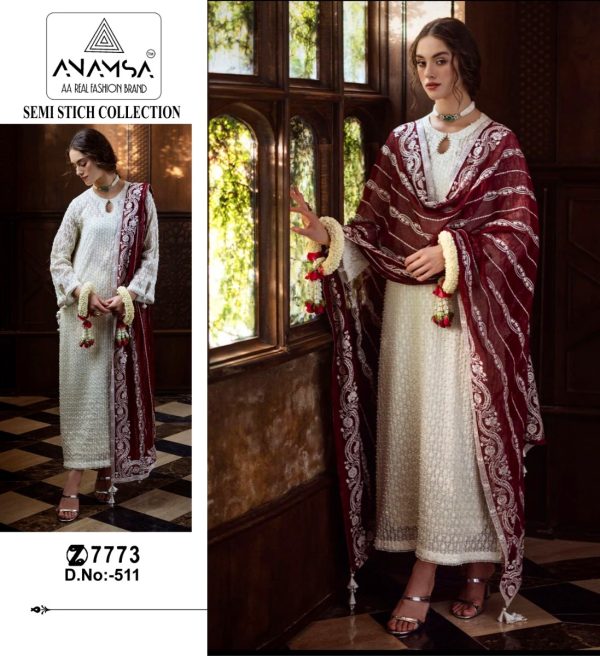 ANAMSA 511 PAKISTANI SUITS WHOLESALE