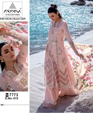 ANAMSA 512 PAKISTANI SUITS WHOLESALE