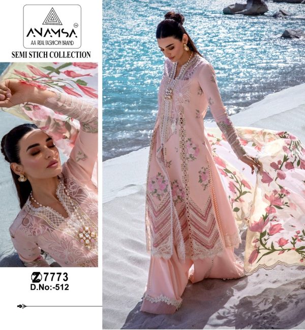 ANAMSA 512 PAKISTANI SUITS WHOLESALE