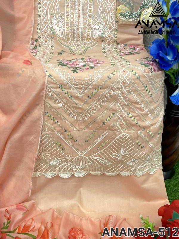 ANAMSA 512 PAKISTANI SUITS WHOLESALE