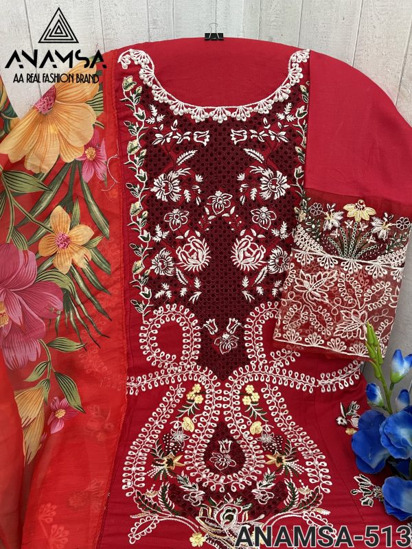 ANAMSA 513 PAKISTANI SUITS WHOLESALE