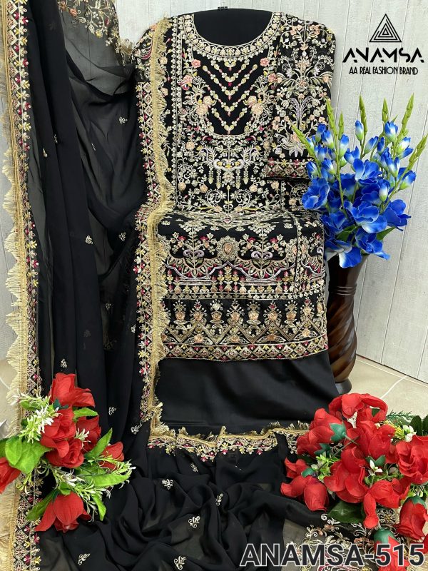 ANAMSA 515 PAKISTANI SUITS WHOLESALE