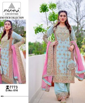 ANAMSA 516 PAKISTANI SUITS IN INDIA