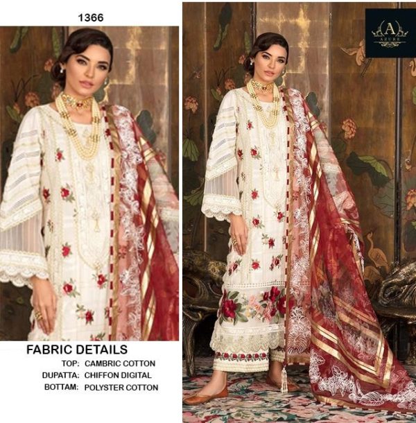 AZUE 1366 PAKISTANI SUITS WHOLESALE IN INDIA