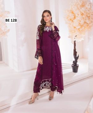 BE 128 A DESIGNER SALWAR SUITS WHOLESALE