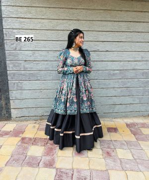 BE 265 D DESIGNER TOP LEHENGA WHOLESALE