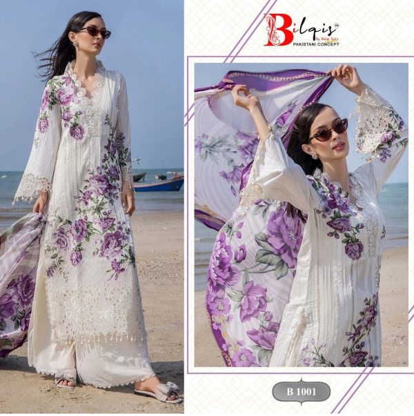 BILQIS B 1001 COTTON SUITS WHOLESALE