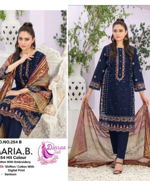 DINSAA SUIT 254 B MARIA B PAKISTANI SUITS