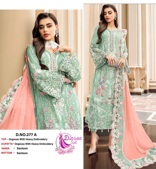 DINSAA SUIT 277 A PAKISTANI SUITS IN INDIA