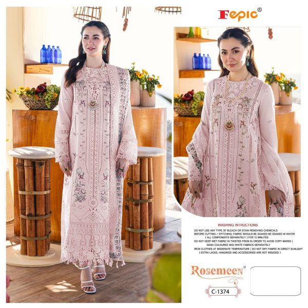 FEPIC C 1374 ROSEMEEN PAKISTANI SUITS IN INDIA