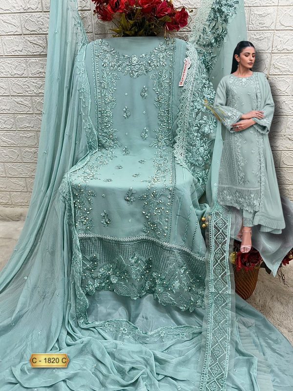 FEPIC C 1820 C ROSEMEEN PAKISTANI SUITS