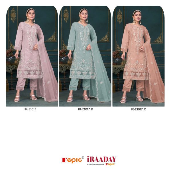 FEPIC IR 21017 IRAADAY PAKISTANI SUITS IN INDIA