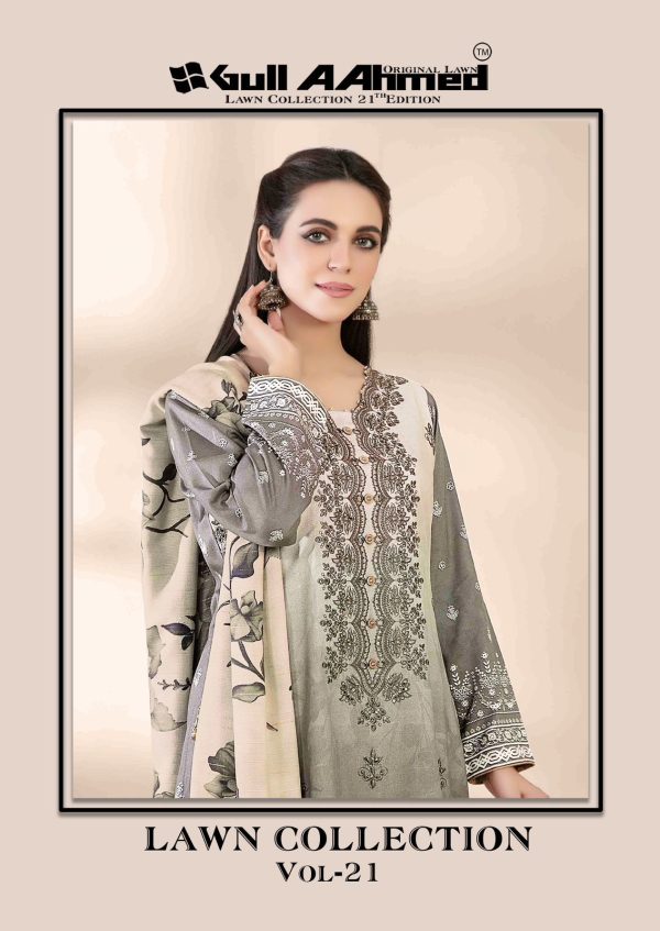 GULL AAHMED VOL 21 LAWN COLLECTION WHOLESALE