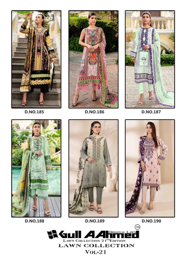 GULL AAHMED VOL 21 LAWN COLLECTION WHOLESALE