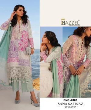 HAZZEL 0103 SANA SAFINAZ COTTON SUITS