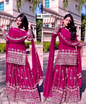 HK 1593 C TOP SHARARA WHOLESALE