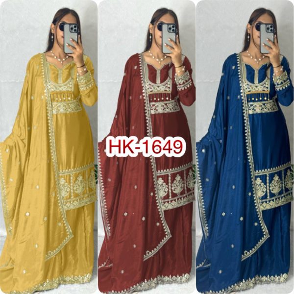 HK 1649 A B C DESIGNER TOP PLAZZO WHOLESALE