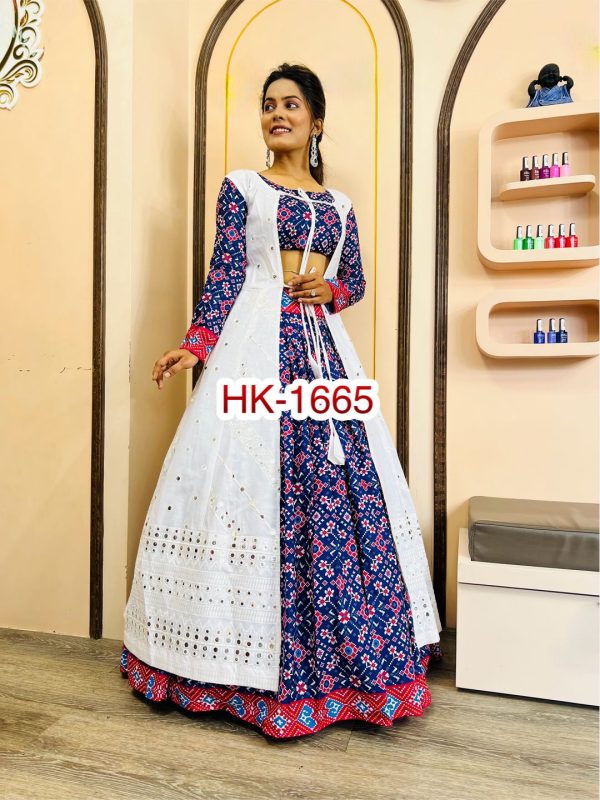 HK 1665 DESIGNER LEHENGA CHOLI WHOLESALE