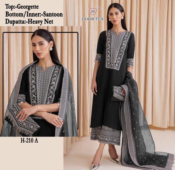 HOOR TEX H 210 A PAKISTANI SUITS IN INDIA