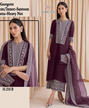 HOOR TEX H 210 B PAKISTANI SUITS IN INDIA