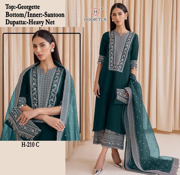 HOOR TEX H 210 C PAKISTANI SUITS IN INDIA