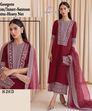 HOOR TEX H 210 D PAKISTANI SUITS IN INDIA