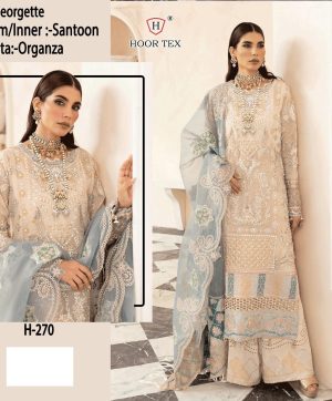 HOOR TEX H 270 PAKISTANI SUITS WHOLESALE