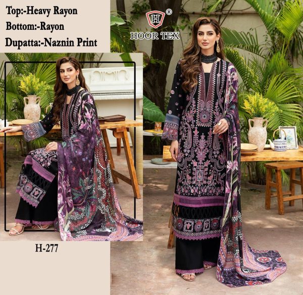 HOOR TEX H 277 PAKISTANI SUITS IN INDIA