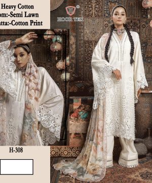 HOOR TEX H 308 PAKISTANI SUITS WHOLESALE