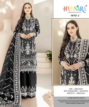 HUSNARA 1672 J PAKISTANI SUITS IN INDIA