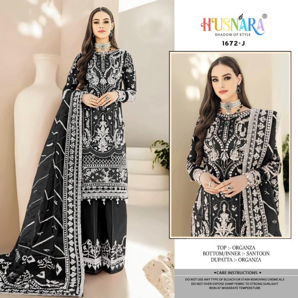 HUSNARA 1672 J PAKISTANI SUITS IN INDIA