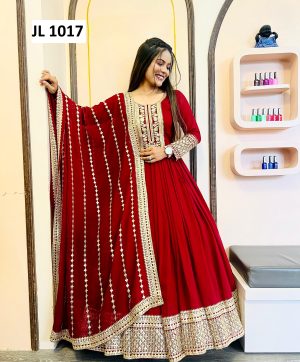 JAL FASHION JL 1017 A DESIGNER GOWN WHOLESALE