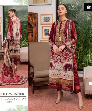 JIHAN 3385 NEEDLE WONDER VOL 2 COTTON SUITS