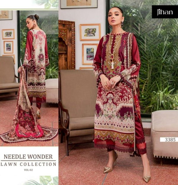 JIHAN 3385 NEEDLE WONDER VOL 2 COTTON SUITS