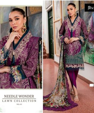 JIHAN 3386 NEEDLE WONDER VOL 2 COTTON SUITS