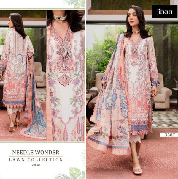 JIHAN 3387 NEEDLE WONDER VOL 2 COTTON SUITS