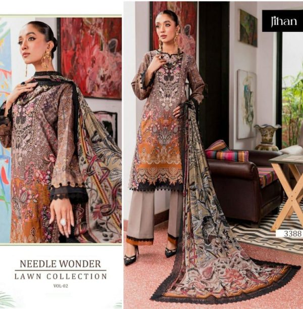 JIHAN 3388 NEEDLE WONDER VOL 2 COTTON SUITS