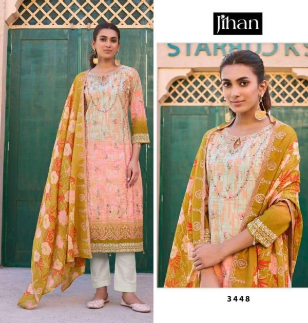 JIHAN 3448 PAKISTANI SALWAR SUITS