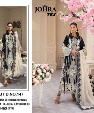 JOHRA TEX JT 147 RAYON PAKISTANI SUITS