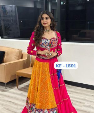 KARMA FASHION KF 1591 DESIGNER LEHENGA CHOLI