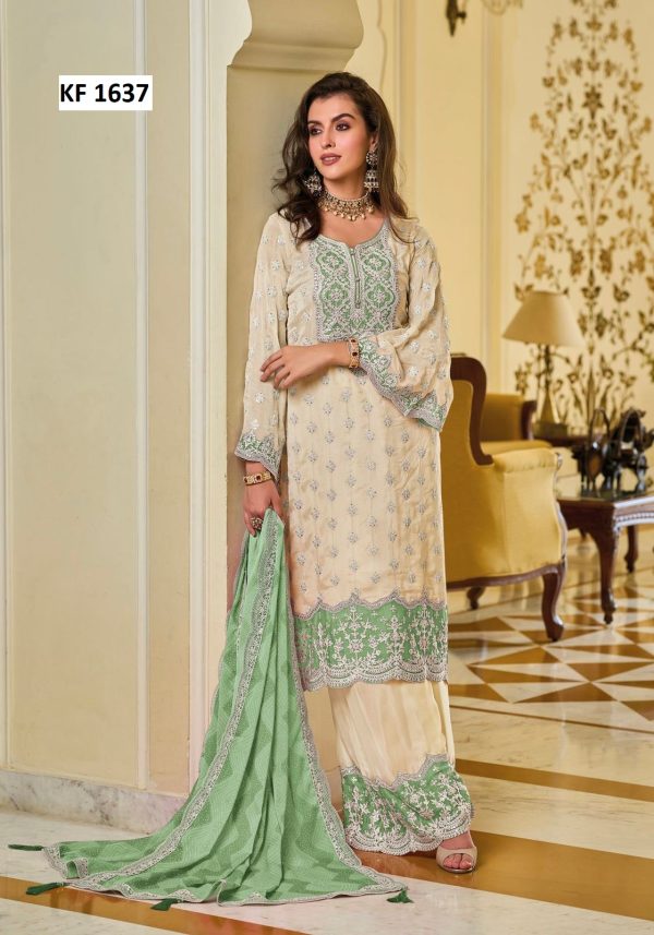 KARMA FASHION KF 1637 B DESIGNER SALWAR SUITS