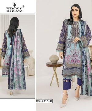 KROSS KULTURE KK 2015 B PAKISTANI COTTON SUITS