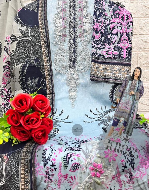 KROSS KULTURE KK 2015 B PAKISTANI COTTON SUITS