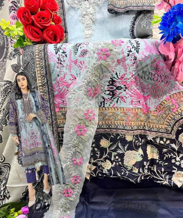 KROSS KULTURE KK 2015 B PAKISTANI COTTON SUITS