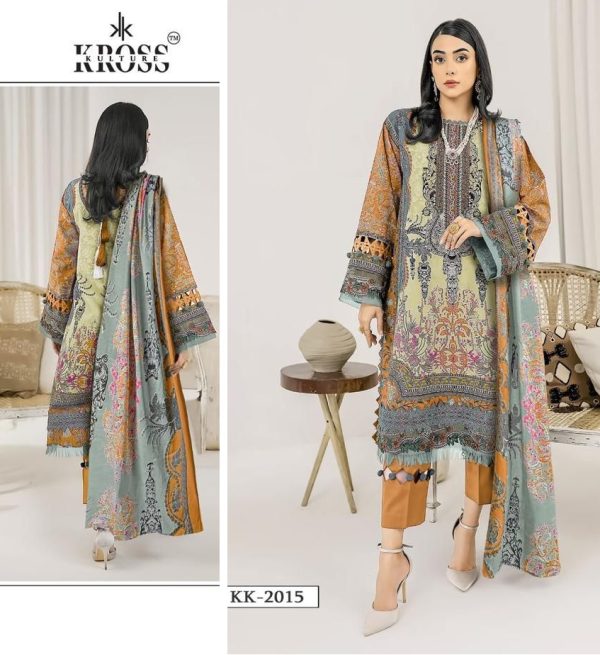 KROSS KULTURE KK 2015 PAKISTANI COTTON SUITS