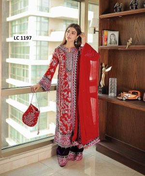 LC 1197 B DESIGNER SALWAR SUITS WHOLESALE