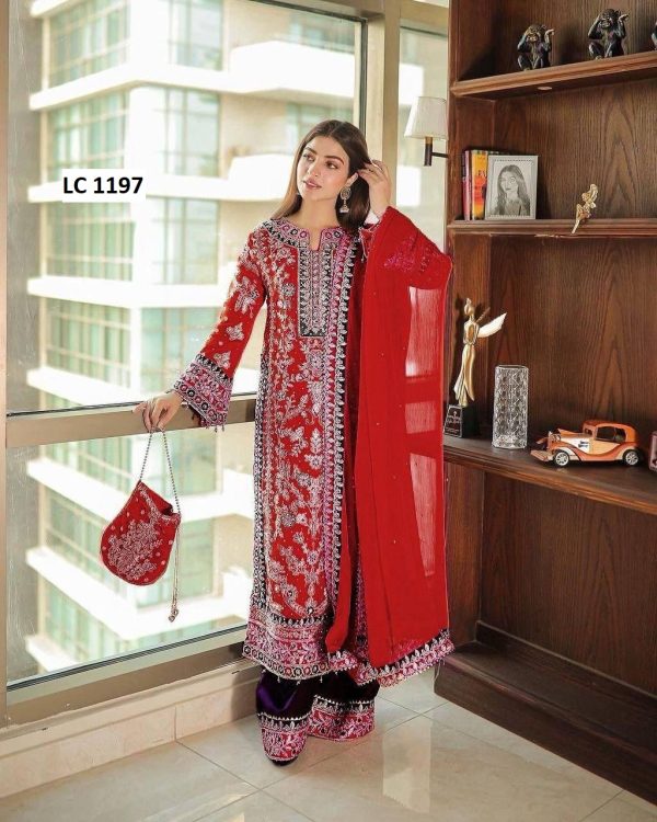 LC 1197 B DESIGNER SALWAR SUITS WHOLESALE