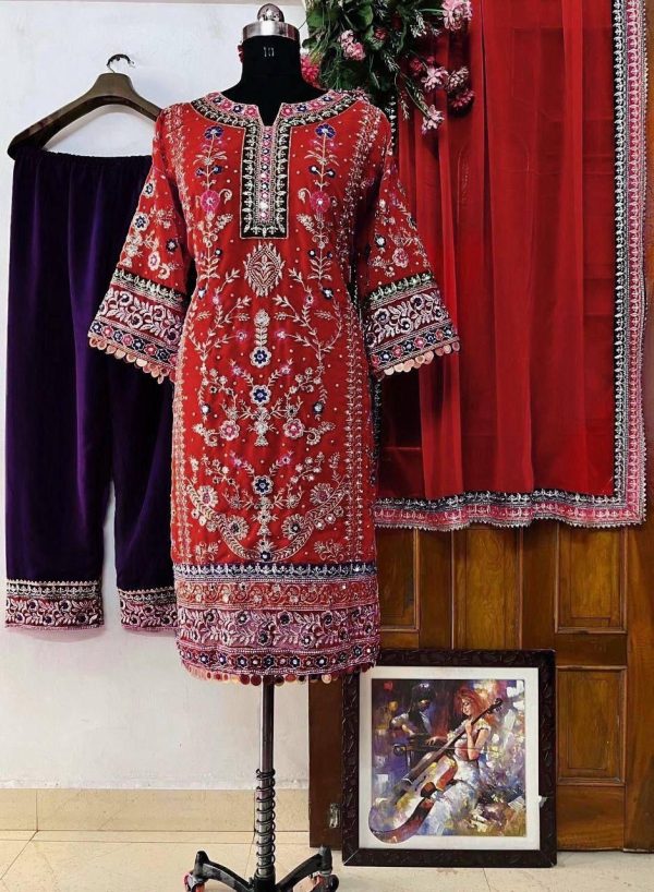 LC 1197 B DESIGNER SALWAR SUITS WHOLESALE