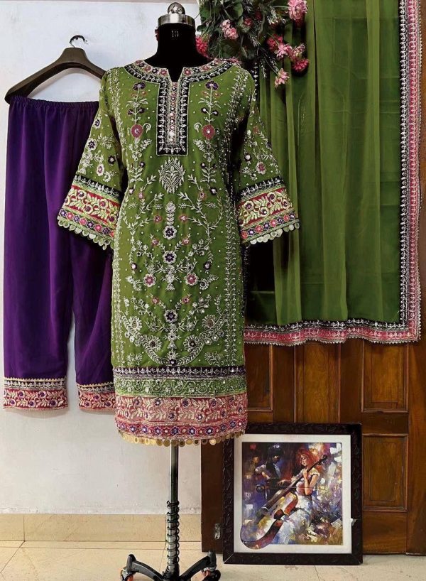 LC 1197 C DESIGNER SALWAR SUITS WHOLESALE