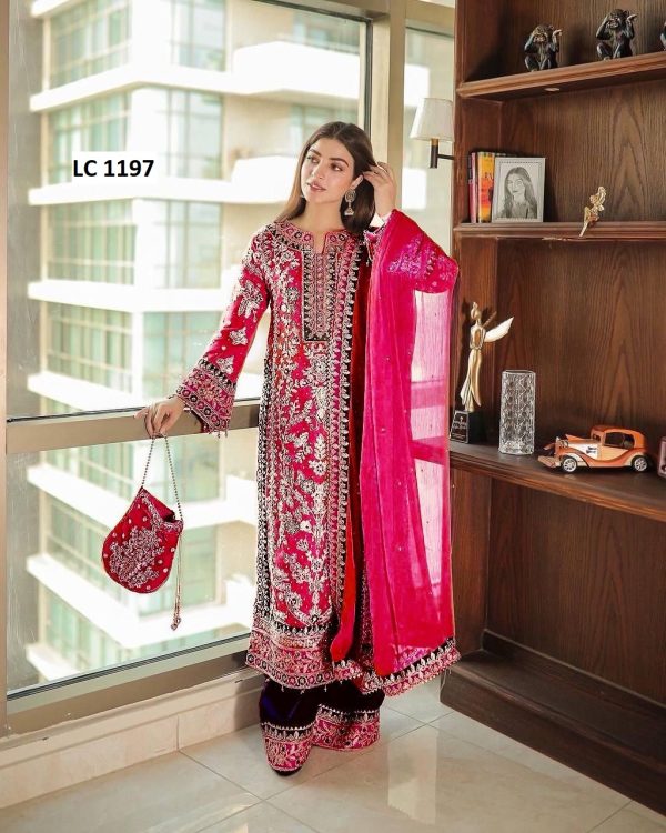 LC 1197 E DESIGNER SALWAR SUITS WHOLESALE